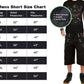 Gothic Mens Black Chrome Trousers Punk Rock Studs Metal Chain Shorts