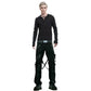 Gothic Straps Zipper Trousers Punk Rock Studs Metal Chain Trouser Pant