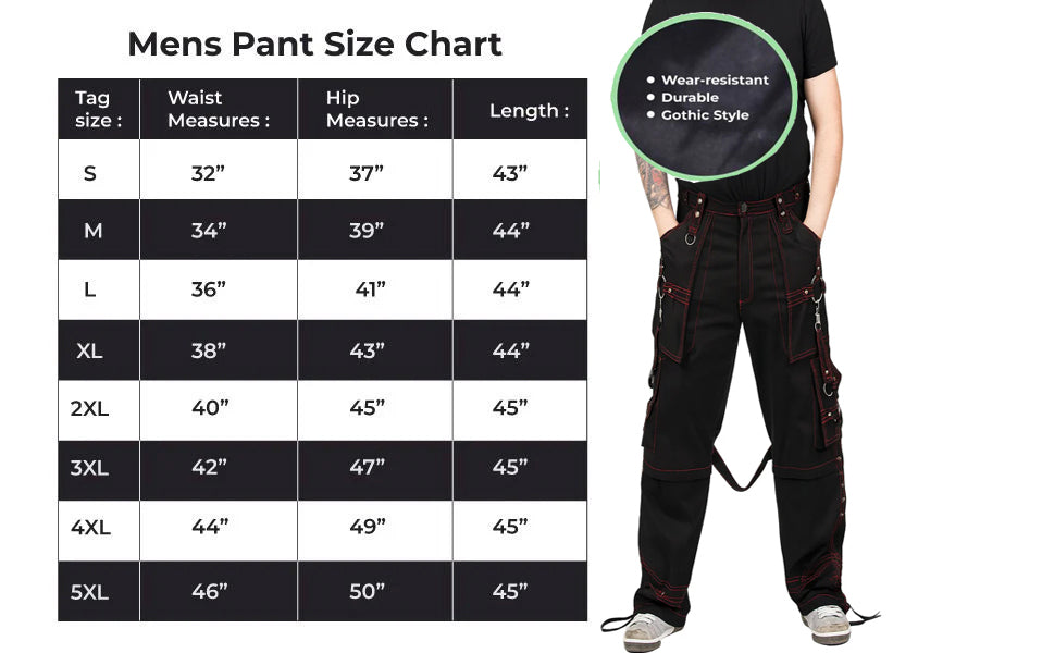 Men Bondage Trouser Gothic Transformer Baggy Pants Trouser Emo Pants Usa