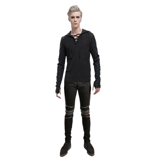 GOTHIC BONDAGE JEANS HEAVY WEIGHT ZIPPER PUNK ROCK GOTH TROUSER PANTS