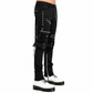 Men Gothic Bondage Black Pant Rock Hard Trouser Heavy Weight Emo Pants