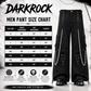 Gothic Men Gothic Cool Cyber Bondage Baggy Pants