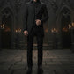 Men's Morning Gothic Jacket Tailcoat Black Cotton Steampunk Victorian