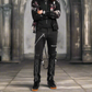 Men's Electro Bondage Rave Gothic Cyber Chain Gothic Jeans Punk Rock Pant’s