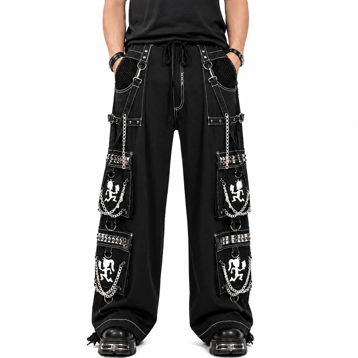 Jeans Apocalyptic Punk Pants Emo Pant/Insane Clown Posse Hatchet Man