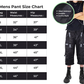 Gothic Bondage Reflective Men Short Alternative Punk Rock Emo Shorts