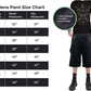 Men's Metal Eyelet Studded Chains Zips Red Stitching Baggy Skater Shorts Emo