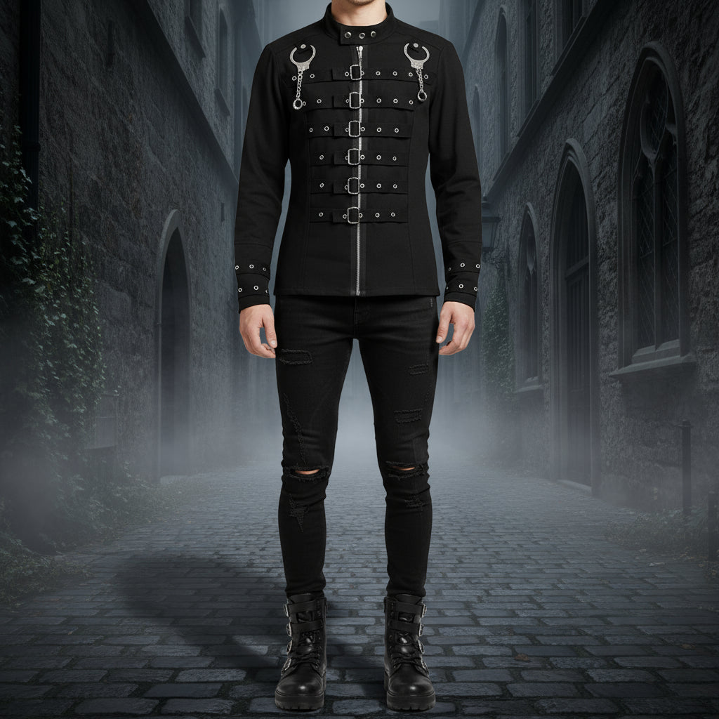 Men's Gothic Handcuff Jacket