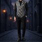 Gothic Men's Victorian Suit Vest Steampunk Waistcoat