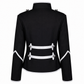 Women's Black Silver Parade Ladies Jacket