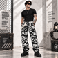 Men's Cotton Casual Military Army Camo Combat Work Cargo Pants with 8 Pockets