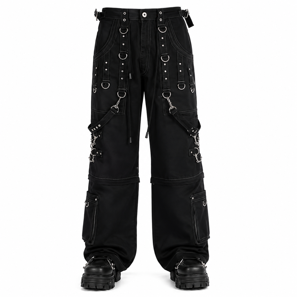 Gothic Men Gothic Paimon Bondage Pants