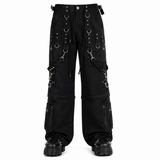 Gothic Men Gothic Paimon Bondage Pants