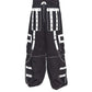 Gothic Men Handmade Bondage Gothic Cyber Pant Chain Techno Rock Punk Shorts Trouser Pants/USA