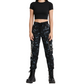 Skinny Jeans Mechanic Acid Rave Gothic Cyber Apocalyptic Chain Goth Techno Jeans Punk Pants