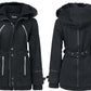 Gothic Chase Coat Winter Jacket black