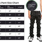 Prime Quality Men Gothic Bondage Pant Alternative Punk Rock Emo Harness Pants Black/USA