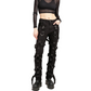 Prime Quality Men Gothic Bondage Pant Alternative Punk Rock Emo Harness Pants Black/USA