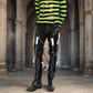 Men's Gothic Bondage Black Pant Rock Hard Trouser Heavy Weight Emo/Pants