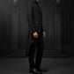 Men's Black Cotton Twill Steampunk Tailcoat Jacket Goth Victorian Coat
