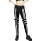 Prime Quality Gothic Bondage Reflective Men Pant Alternative Punk Rock Emo Trouser Pant Emo
