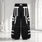 Gothic Men Handmade Bondage Gothic Cyber Pant Chain Techno Rock Punk Shorts Trouser Pants USA