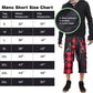 Men's Gothic Split Leg Bondage Rock Hard Shorts Emo Gothic Split Leg Bondage Rock Hard Shorts Emo