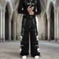 Gothic Bondage Black Big Skull Men Pant Alternative Punk Rock Emo Trouser Pant Shorts Usa