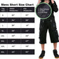 Prime Quality Gothic Mens Handmade Bondage 4 Pocket Shorts Punk Rock Black Blue Stitch