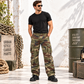 Men's Cotton Casual Military Army Camo Combat Work Cargo Pants with 8 Pockets