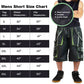 Men's Gothic handmade Bondage Reflective 6 pockets Punk Rock Shorts