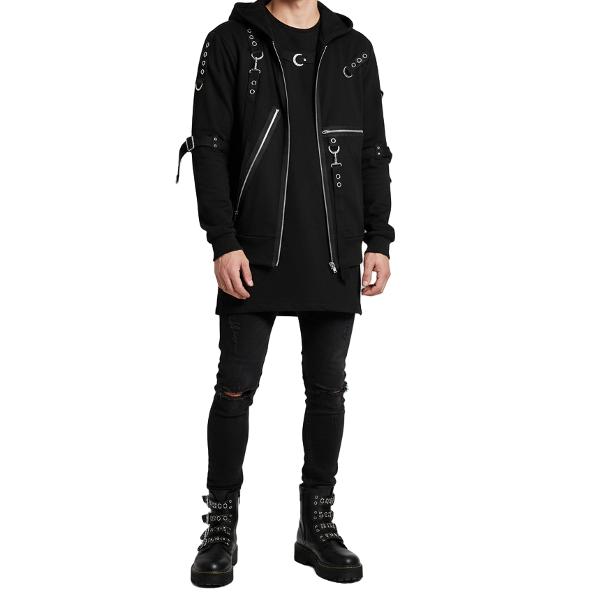 Gothic Bondage Clash Hoodie