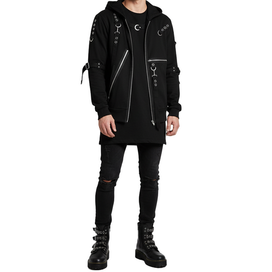 Gothic Bondage Clash Hoodie