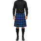 Men's 6 Yard's Scottish Traditional Kilt Blue Tartan Highland Kilt /Tartans