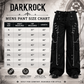 Gothic Dark Cuff Pants Black