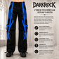 Gothic Handmade Gothic Bondage Men Pant Alternative Punk Rock Black Blue Emo Trouser Pant Shorts USA