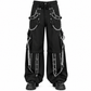 Gothic Men's Peep Dark Street Pant White