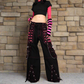 Gothic Extreme Bondage Skater Gothic Punk Rocker Cyber Goth Steampunk Biker Pant