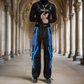 Gothic Handmade Gothic Bondage Men Pant Alternative Punk Rock Black Blue Emo Trouser Pant Shorts USA