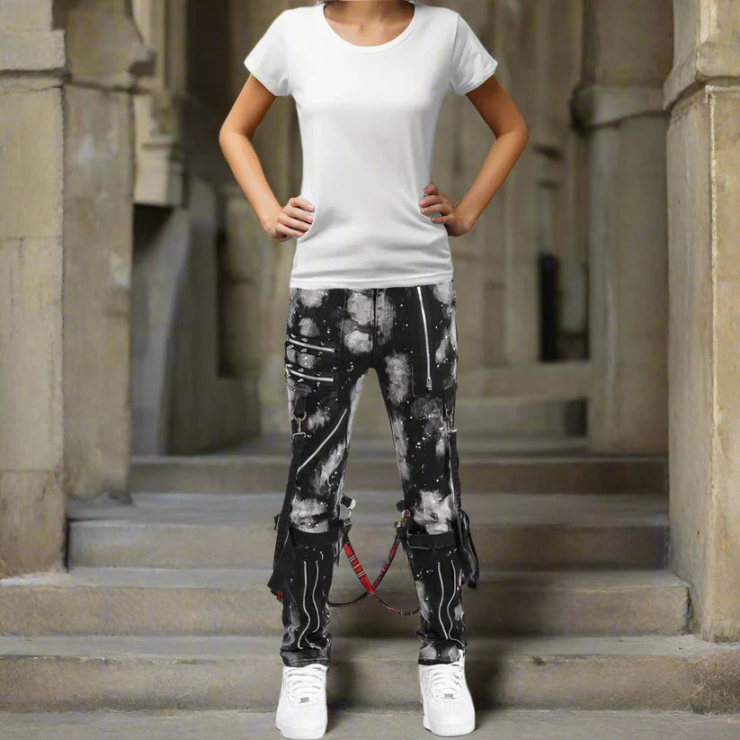 Prime Quality Handmade Men Gothic Bondage Day Walker Pant Alternative Punk Rock Bleach Emo Pants USA