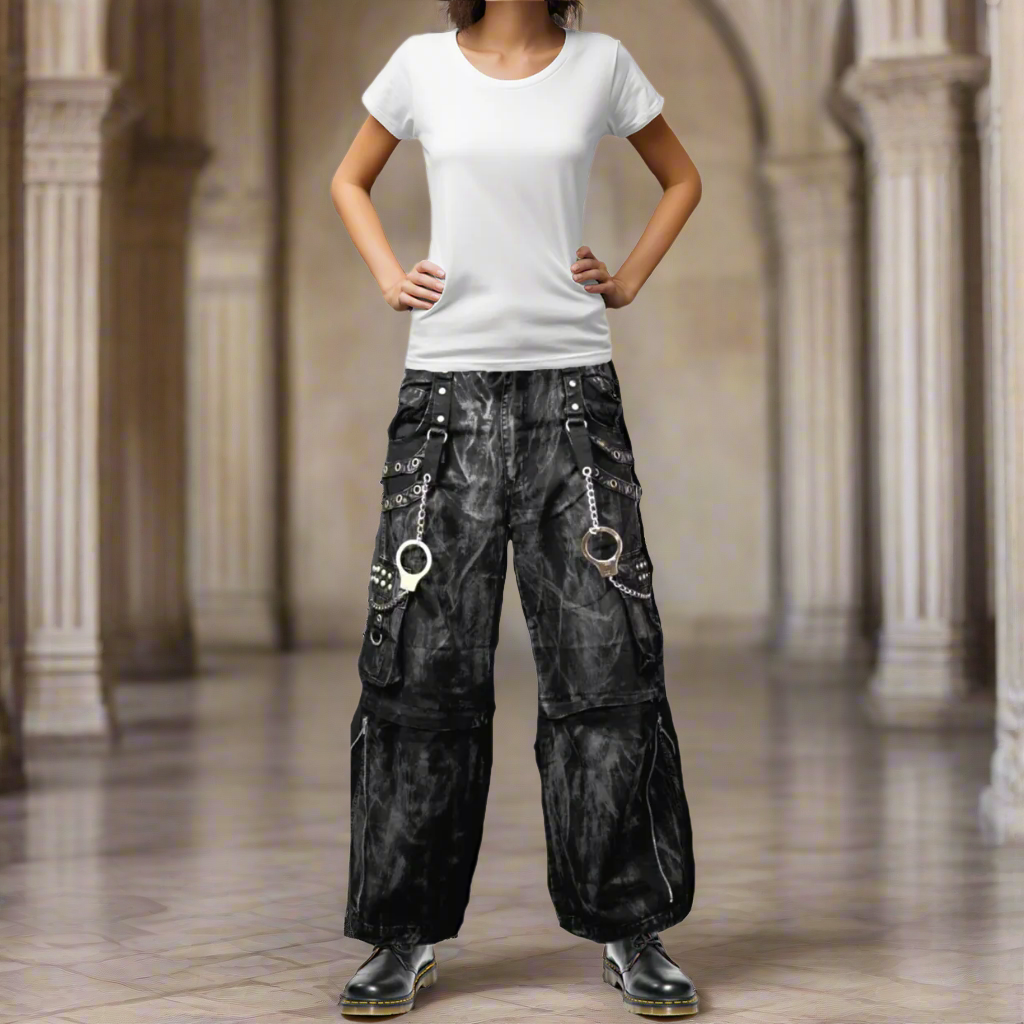 Gothic Jeans Apocalyptic Punk Emo Pants USA Mechanic Acid Goth Cyber Pants