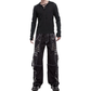 Prime Quality Gothic Men's Black Bondage Gothic Cyber Pant Chain Techno Rock Punk Shorts Trouser Pants USA