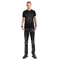 SKINNY JEANS BLACK GOTHIC SUPREME CHAOS VINYL PUNK REBEL PANTS