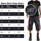 Gothic Mens Black Stylish Pant Trouser Slim fit Straight Black Red Colour Shorts