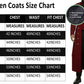 Men's Red Cotton Twill Steampunk Jacket Goth Victorian Military Style Trench Coat