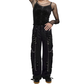 Gothic Dark Cuff Pants Black