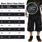 Gothic Dark Cuff Shorts Black