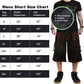 Men's Black Gothic Super Studded Shorts Red Stitching