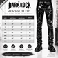 SKINNY JEANS BLACK GOTHIC SUPREME CHAOS VINYL PUNK REBEL PANTS