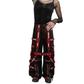 Men Extreme Bondage Gothic Electro Reflector Black/Red Pant/Shorts Usa